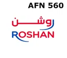 Roshan Afghanistan 560 AFN Mobile Top-up thumb 2