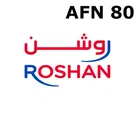Roshan Afghanistan 80 AFN Mobile Top-up thumb 2