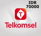 Telkomsel Indonesia 70000 IDR Mobile Top-up thumb 2