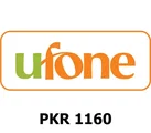 Ufone Pakistan 1160 PKR Mobile Top-up thumb 2