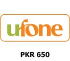 Ufone Pakistan 650 PKR Mobile Top-up thumb 2