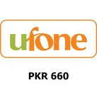 Ufone Pakistan 660 PKR Mobile Top-up thumb 1