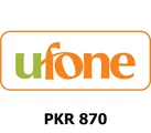 Ufone Pakistan 870 PKR Mobile Top-up thumb 2