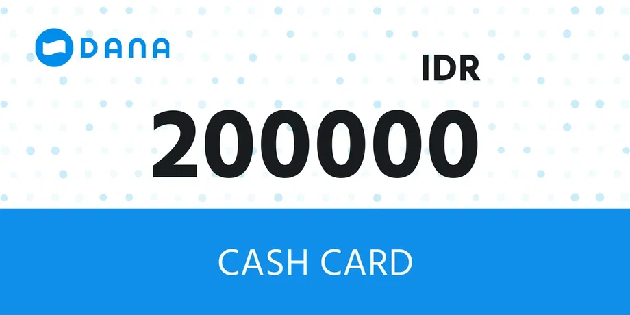 DANA Cash 200000 IDR Gift Card (Indonesia) gallery image 2