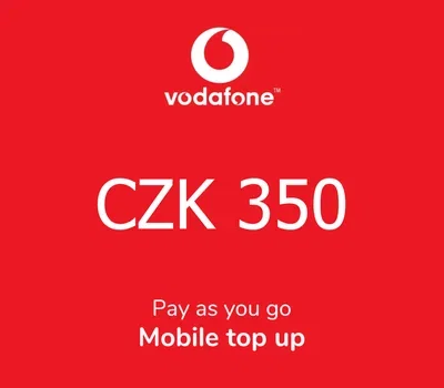 Vodafone Czech Republic 350 CZK Mobile Top-up gallery image 2