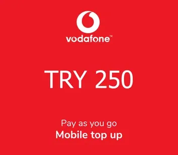 Vodafone Turkey 250 TRY Mobile Top-up