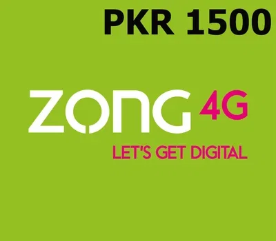 Zong Pakistan 1500 PKR Mobile Top-up gallery image 2