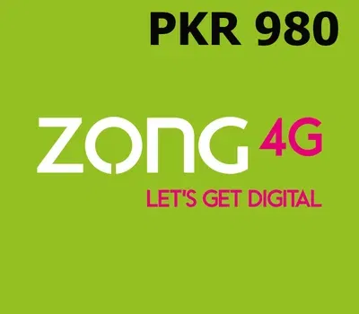 Zong Pakistan 980 PKR Mobile Top-up gallery image 2