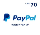PayPal 70 CHF Payment Card (Global) thumb 1
