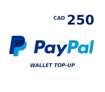 PayPal 250 CAD Payment Card (Global)