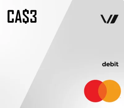 Mastercard 3 CAD Payment Card (Global) gallery image 1