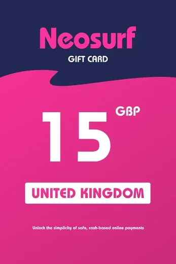 Neosurf 15 GBP Payment Card (United Kingdom) gallery image 1