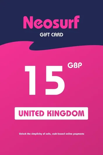 Neosurf 15 GBP Payment Card (United Kingdom)