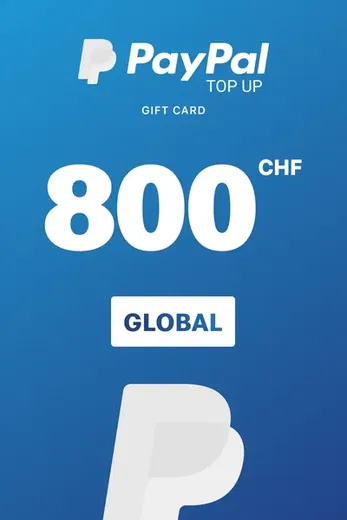 PayPal 800 CHF Payment Card (Global) gallery image 1