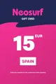 Neosurf 15 EUR Payment Card (Spain) thumb 1