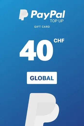 PayPal 40 CHF Payment Card (Global) gallery image 1