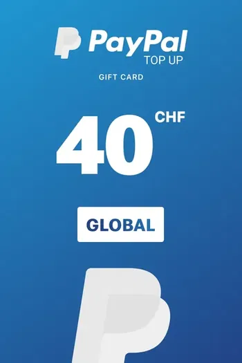 PayPal 40 CHF Payment Card (Global)