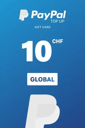 PayPal 10 CHF Payment Card (Global)