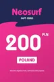 Neosurf 200 PLN Payment Card (Poland) thumb 1