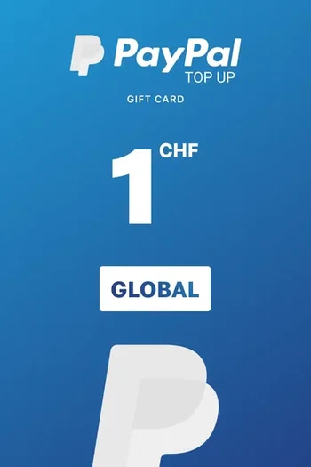 PayPal 1 CHF Payment Card (Global)