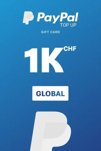 PayPal 1000 CHF Payment Card (Global) gallery image 1