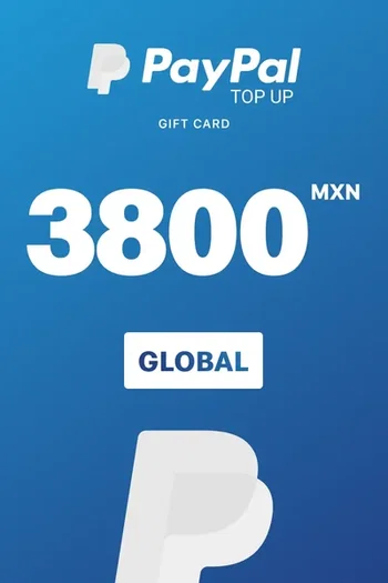 PayPal 3800 MXN Payment Card (Global)