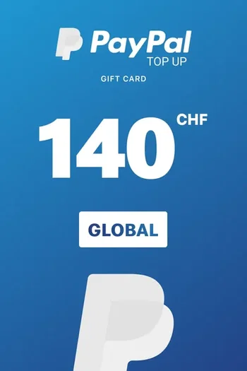 PayPal 140 CHF Payment Card (Global)