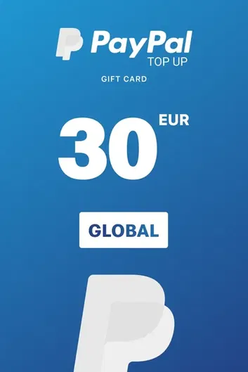 PayPal 30 EUR Payment Card (Global)