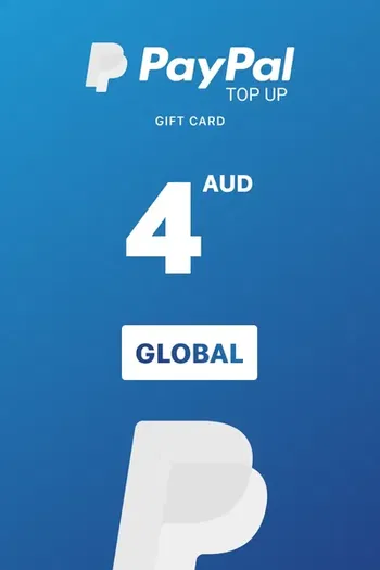 PayPal 4 AUD Payment Card (Global)