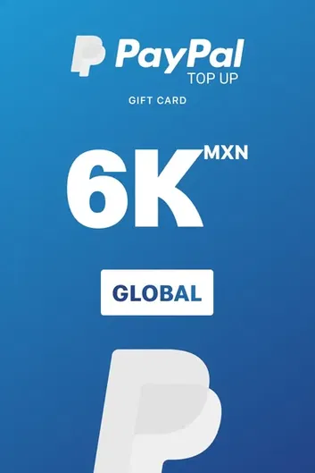 PayPal 6000 MXN Payment Card (Global)