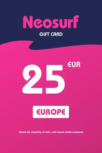 Neosurf 25 EUR Payment Card (Europe) gallery image 1