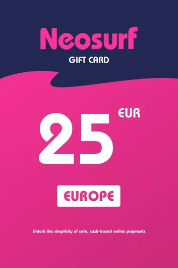 Neosurf 25 EUR Payment Card (Europe)