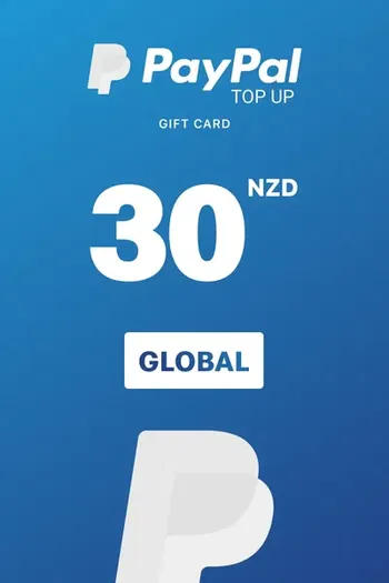 PayPal 30 NZD Payment Card (Global)