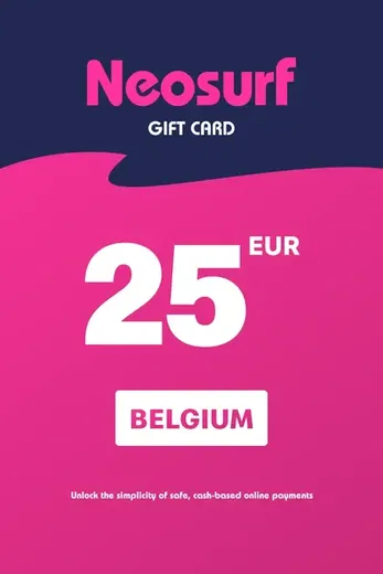 Neosurf 25 EUR Payment Card (Belgium) gallery image 1