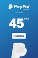 PayPal 45 CAD Payment Card (Global) thumb 1