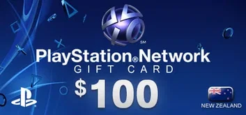 PlayStation Network 100 USD Gift Card (New Zealand)