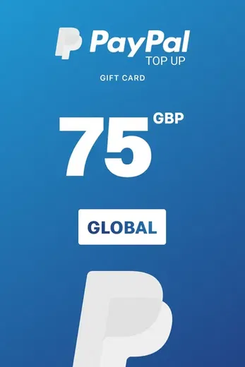 PayPal 75 GBP Payment Card (Global) gallery image 1