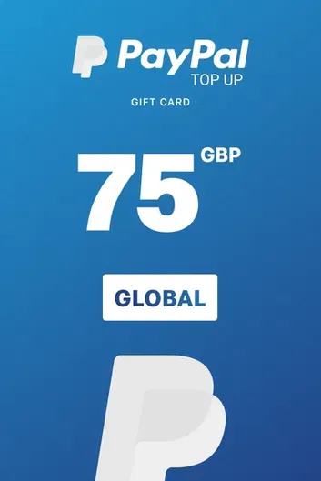 PayPal 75 GBP Payment Card (Global)