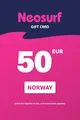 Neosurf 50 EUR Payment Card (Norway) thumb 1