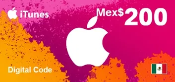 Apple iTunes 200 USD Gift Card (Mexico)