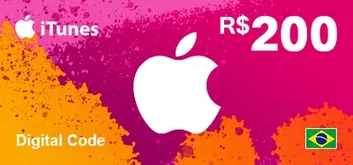 Apple iTunes 200 USD Gift Card (Brazil)