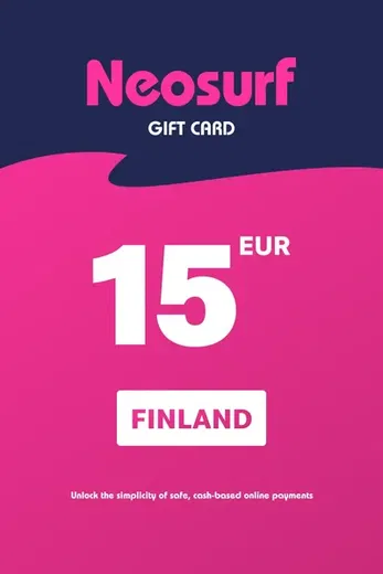 Neosurf 15 EUR Payment Card (Finland) gallery image 1