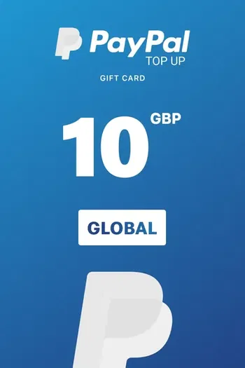 PayPal 10 GBP Payment Card (Global)