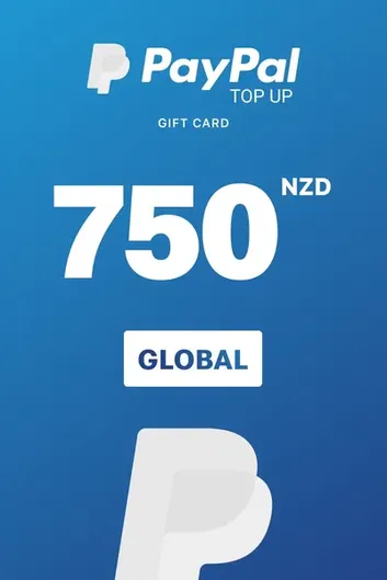 PayPal 750 NZD Payment Card (Global)