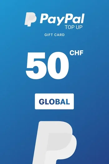 PayPal 50 CHF Payment Card (Global)