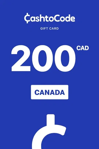 CashtoCode 200 CAD Payment Card (Canada) gallery image 1
