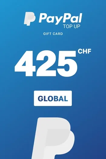 PayPal 425 CHF Payment Card (Global)