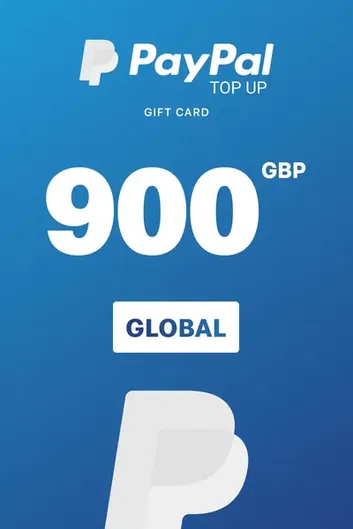 PayPal 900 GBP Payment Card (Global)