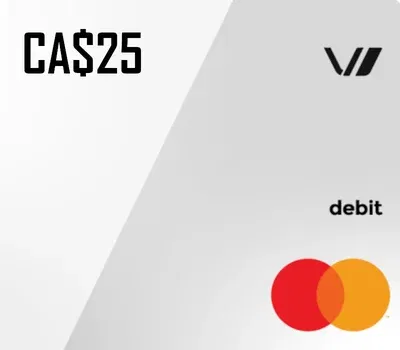 Mastercard 25 CAD Payment Card (Global) gallery image 1