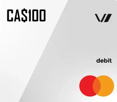Mastercard 100 CAD Payment Card (Global) gallery image 1